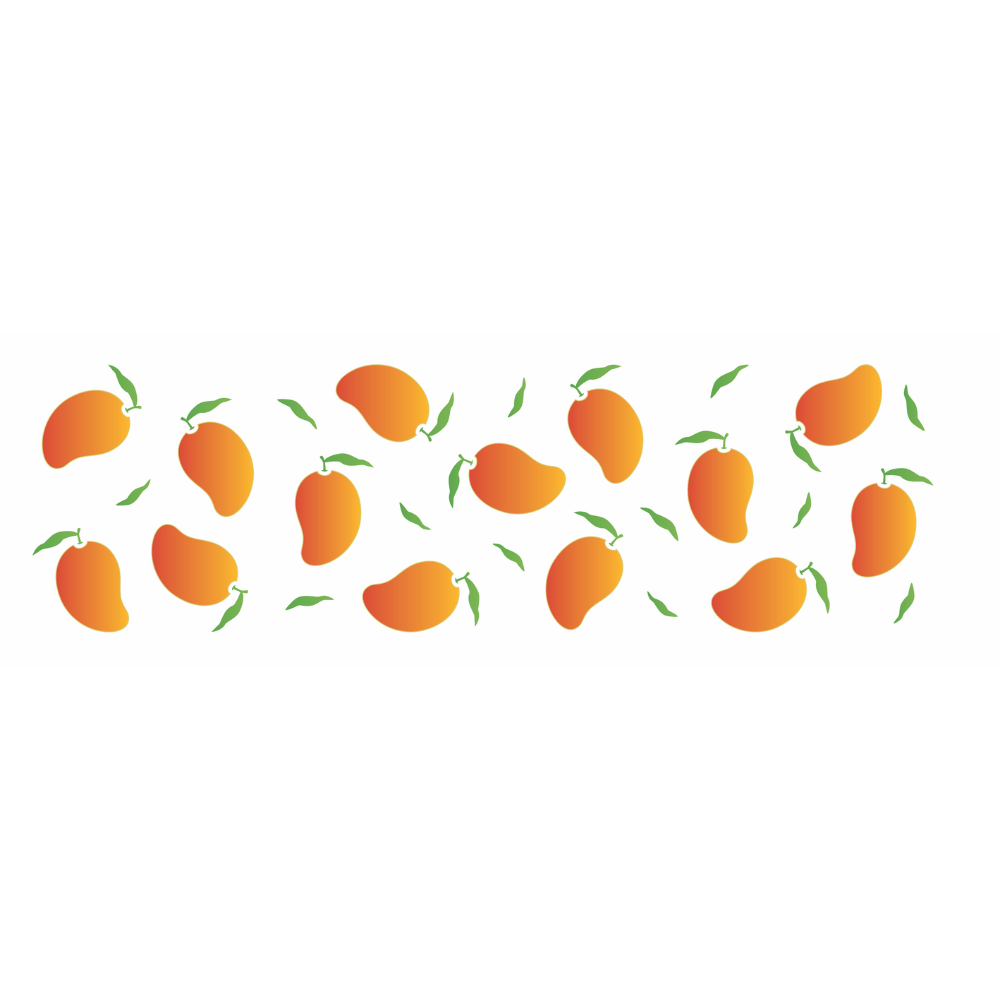 Stencil OPA 10x30 3673 Estamparia Frutas Mangas
