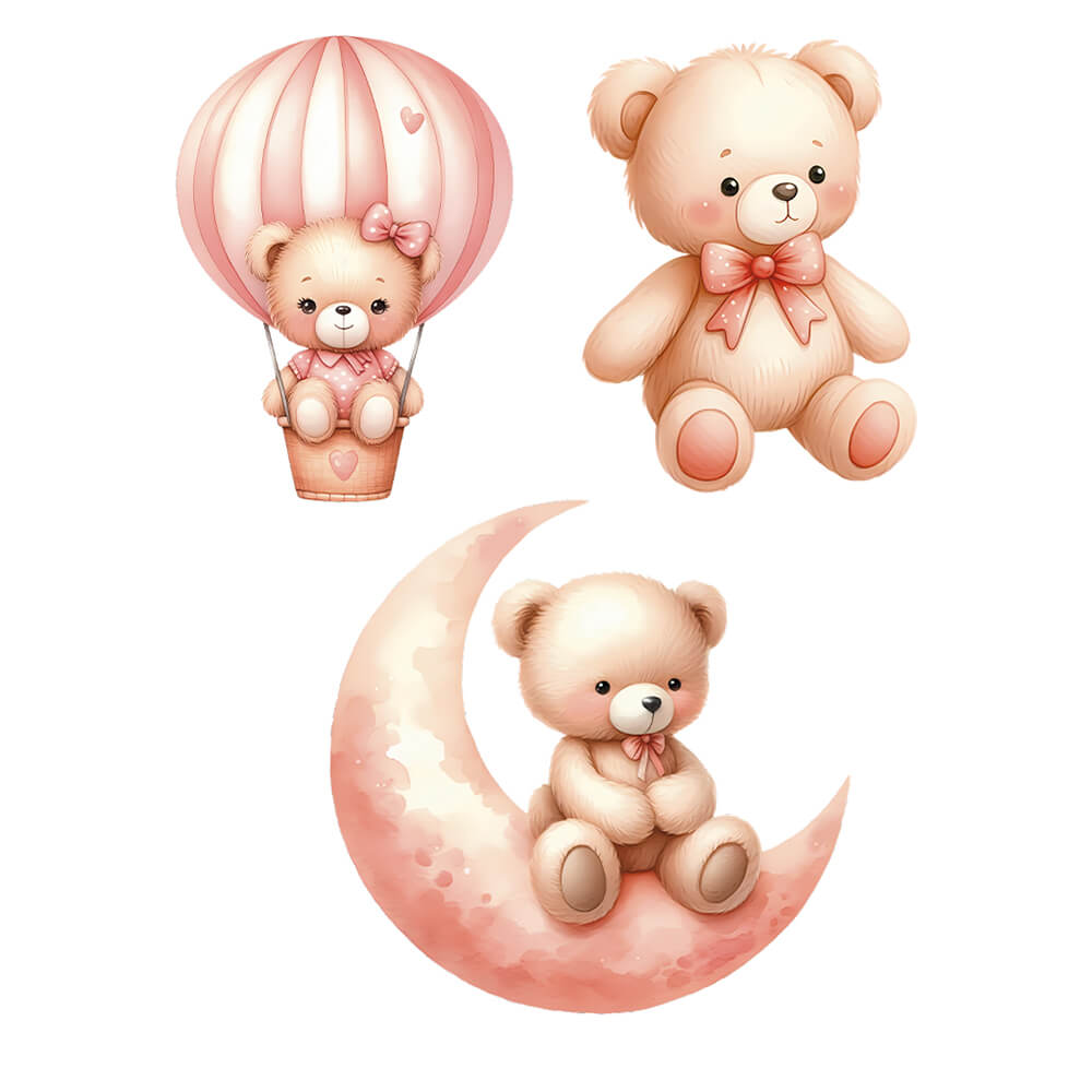 Aplique Litoarte APM6-061 6cm Ursinha Aviadora