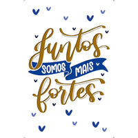 Transfer de Imagem Litoarte 9,8x15cm TIS-086 Juntos Somos mais Fortes