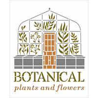 Stencil OPA 20x25 3665 Frases Botanical Plants and Flowers