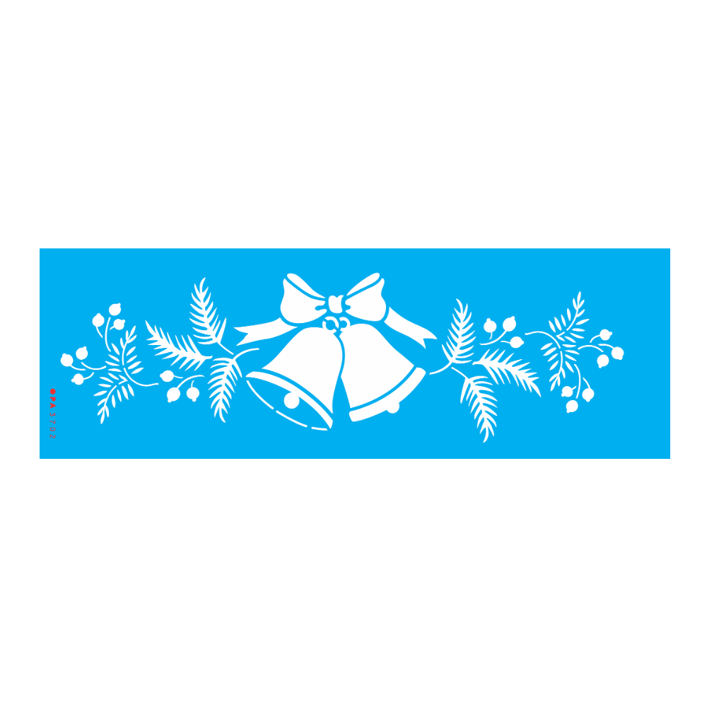 Stencil OPA 10x30 3702 Natal Sinos e Azevinhos