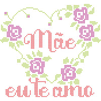 Stencil Litoarte 25x20 STR-312 Ponto Cruz Mãe