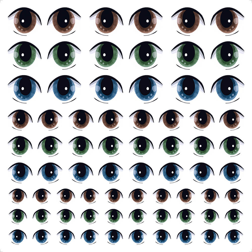 Transfer Têxtil Litoarte 13,5x13,5cm TTQ4-073 Olhos