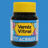 Verniz Vitral Acrilex 37ml Transparente e Brilhante - 501 Azul Turquesa