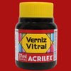 Verniz Vitral Acrilex 37ml Transparente e Brilhante - 507 Vermelho Fogo