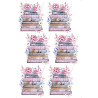 Transfer de Imagem Litoarte 19,5x29,5cm TIB-069 Livros