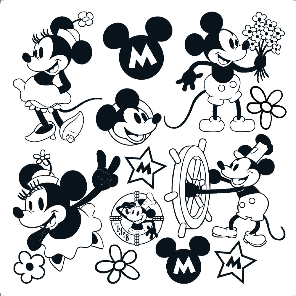 Transfer Têxtil Litoarte 13,5x13,5cm TTQ4-054 Festa dos Ratinhos