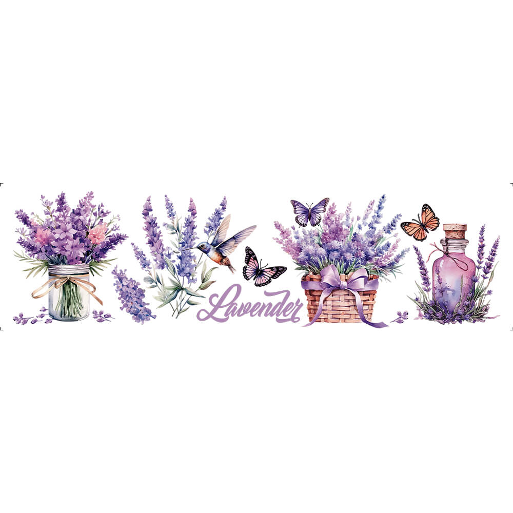 Transfer Têxtil Litoarte 24x7 TTB4L-008 Lili Negrão Lavanda