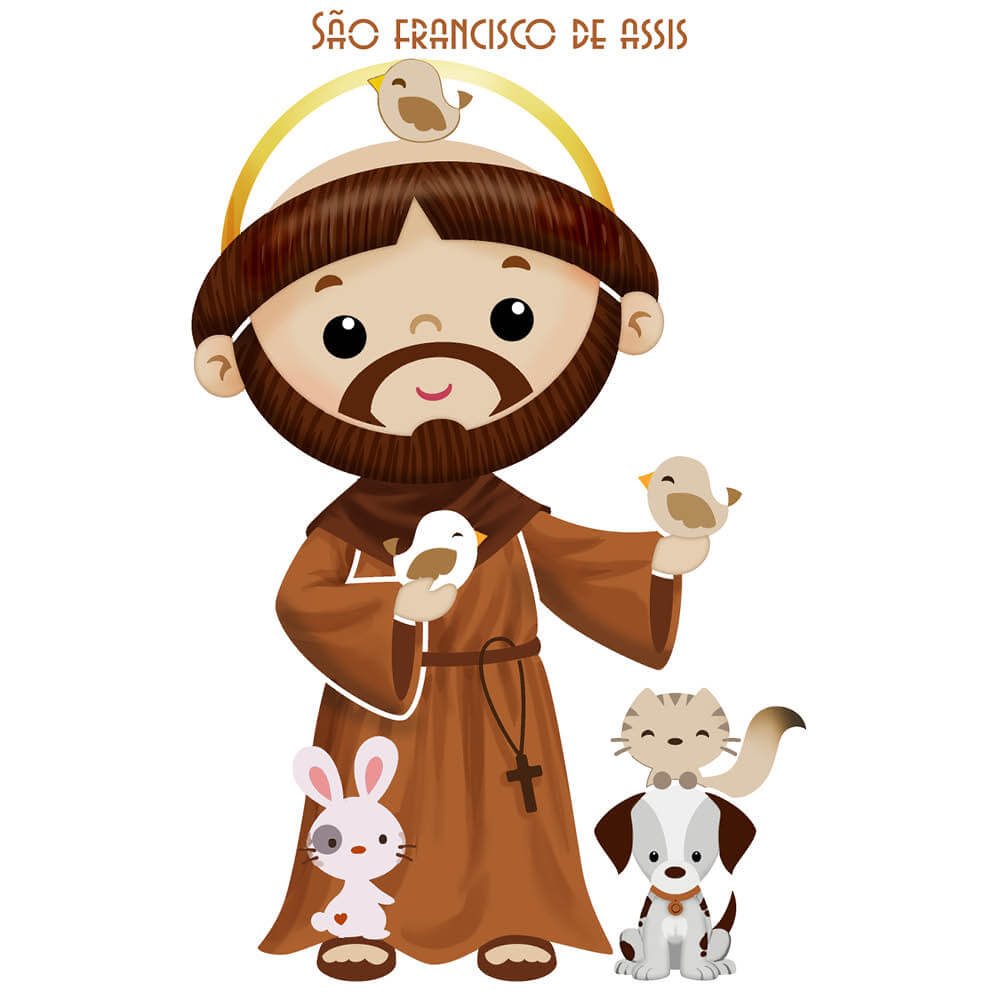 Stencil Litoarte 21x34cm ST-458 São Francisco de Assis