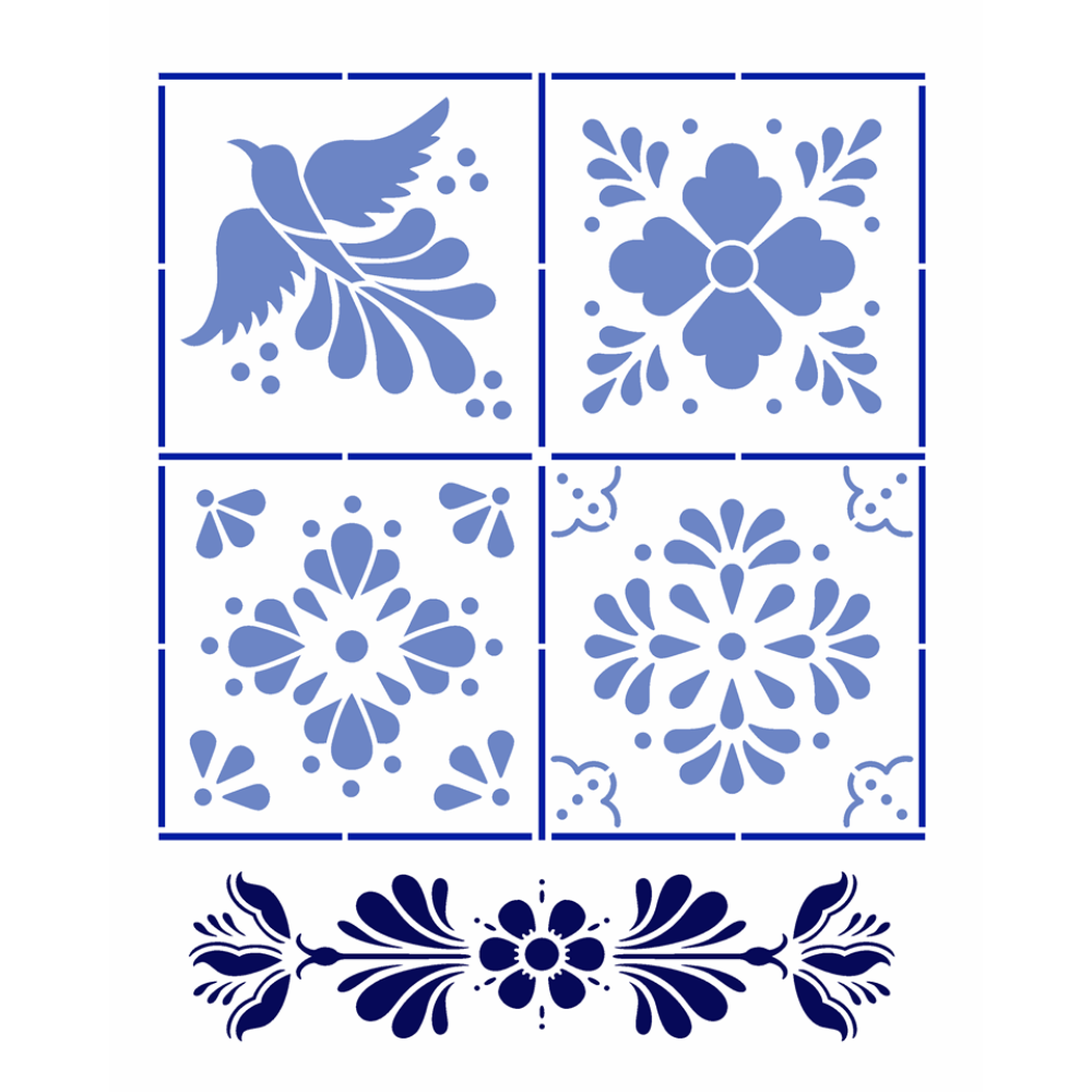 Stencil OPA 20x25 3653 Azulejo Português