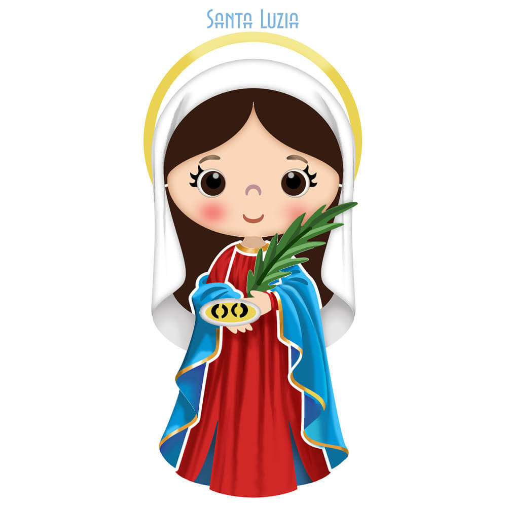 Stencil Litoarte 21x34cm ST-456 Santa Luzia