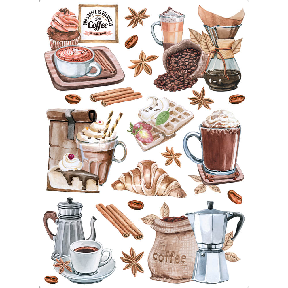 Transfer Têxtil Litoarte 20x27,5cm TTR6-014 Café