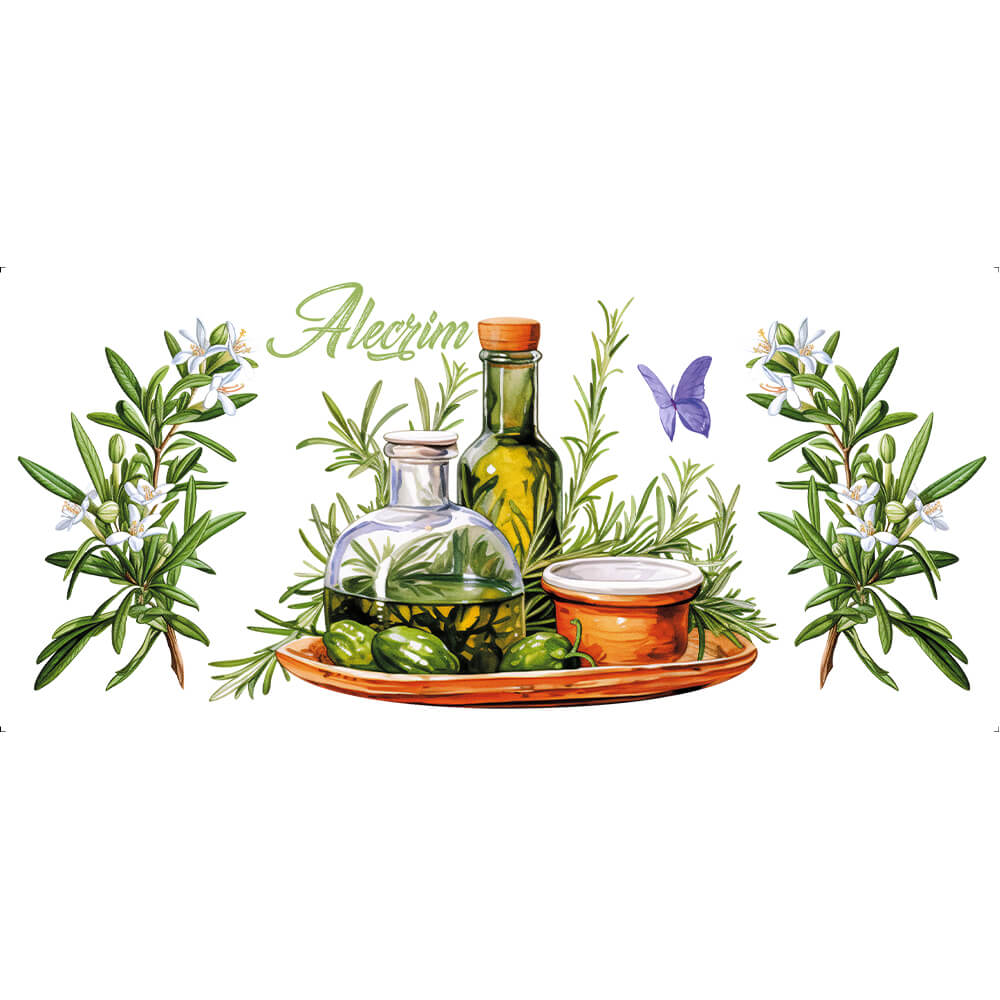 Transfer Têxtil Litoarte 27,5x12,8cm TTB5L-007 Lili Negrão Alecrim