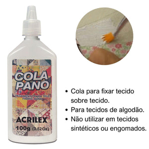 Cola Pano Acrilex 100g - Palácio da Arte