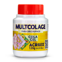 Multcolage Cola Gel Decoupage Acrilex 120g