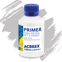Primer Acrilex Cinza para Metais Pet e Vidro 100ml