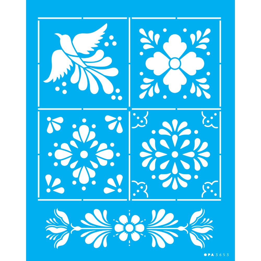 Stencil OPA 20x25 3653 Azulejo Português