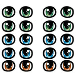 Adesivo de Olhos Litoarte 10x10cm AO-021 Modelos XXI 10 Pares - Palácio da Arte