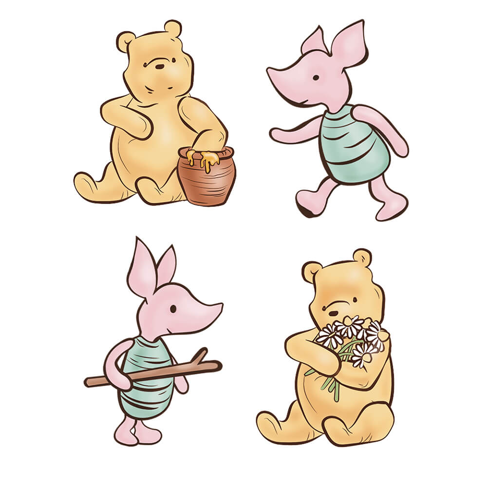 Aplique Litoarte APM3-355 Urso Doce Mel