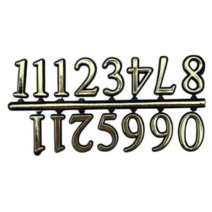 Algarismos e Números Arábico Ouro com 1,6cm para Relógios - Palácio da Arte