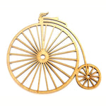 Aplique Bicicleta de Circo Pequena 10x9cm em MDF - Palácio da Arte