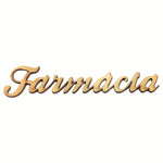 Aplique Farmácia 13x3cm em MDF - Palácio da Arte