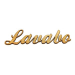 Aplique Lavabo 18x5cm em MDF - Palácio da Arte