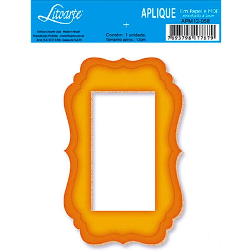 Aplique Litoarte APM12-055 12cm Moldura I - Palácio da Arte