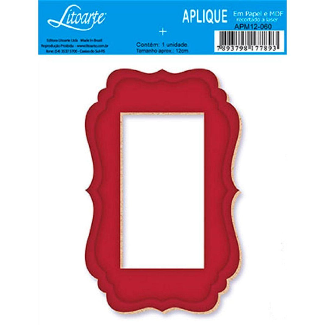 Aplique Litoarte APM12-060 12cm Moldura III - Palácio da Arte