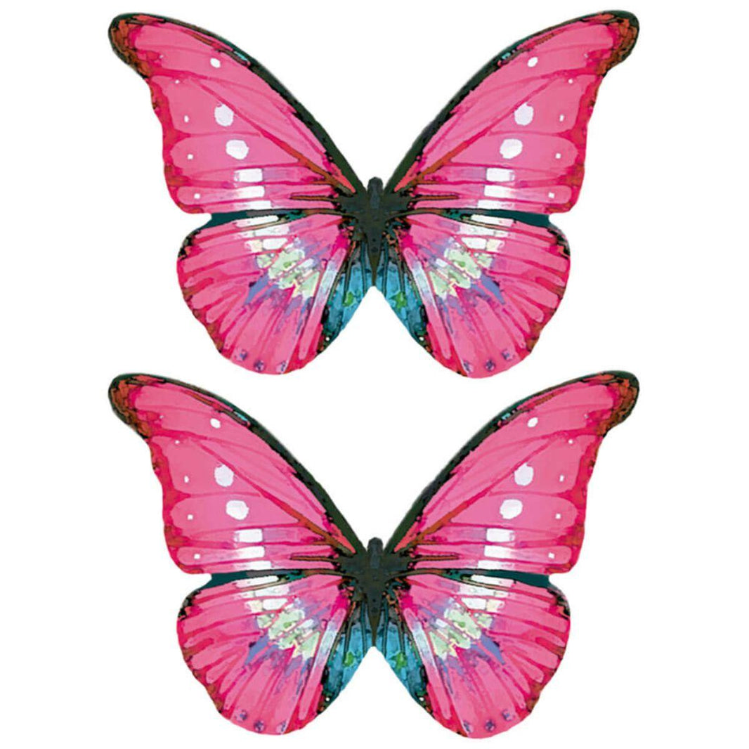 Aplique Litoarte APM4-412 4cm Borboletas 2 peças - Palácio da Arte