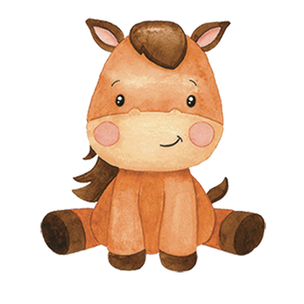 Aplique Litoarte APM8-1411 8cm Doce Fazendinha Cavalo - Palácio da Arte