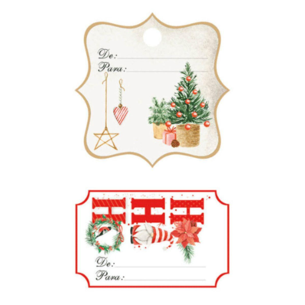 Aplique Litoarte APMN4-035 4cm Meu Natal Tags De.. Para... 2 peças - Palácio da Arte