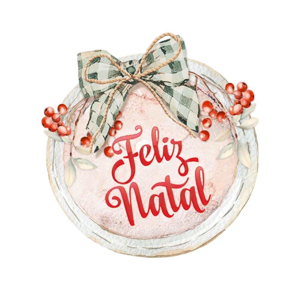 Aplique Litoarte APMN8-185 Tag Ternura de Natal - Palácio da Arte