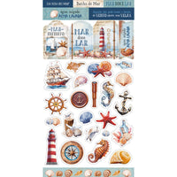 Apliques Die Cuts Litoarte LDC-060 Mar Doce Lar 15x29cm - Palácio da Arte