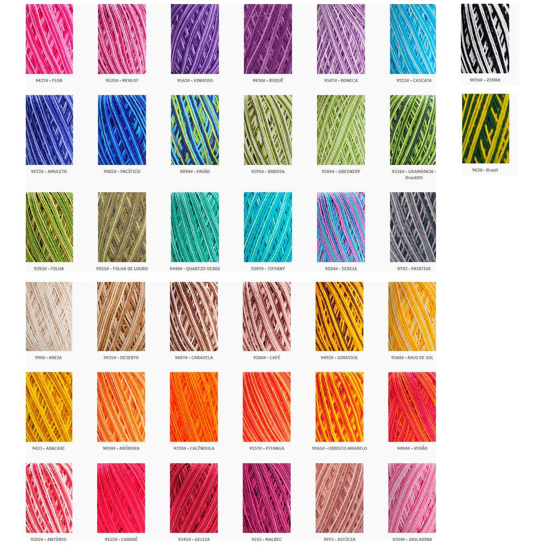 Barbante Barroco Círculo Multicolor 4/6 200g com 226m - Palácio da Arte