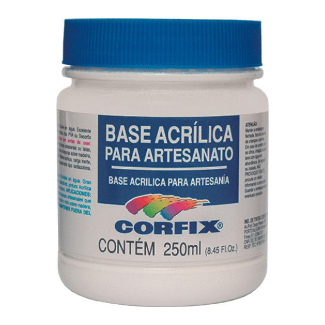 Base Acrílica para Artesanato Corfix 250ml - Palácio da Arte