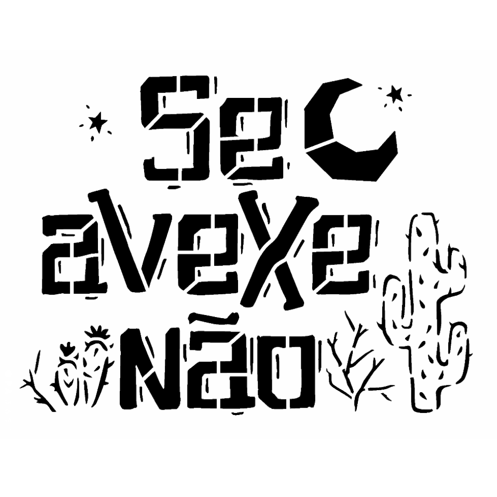 Stencil OPA 15x20 3651 Cultura Cordel