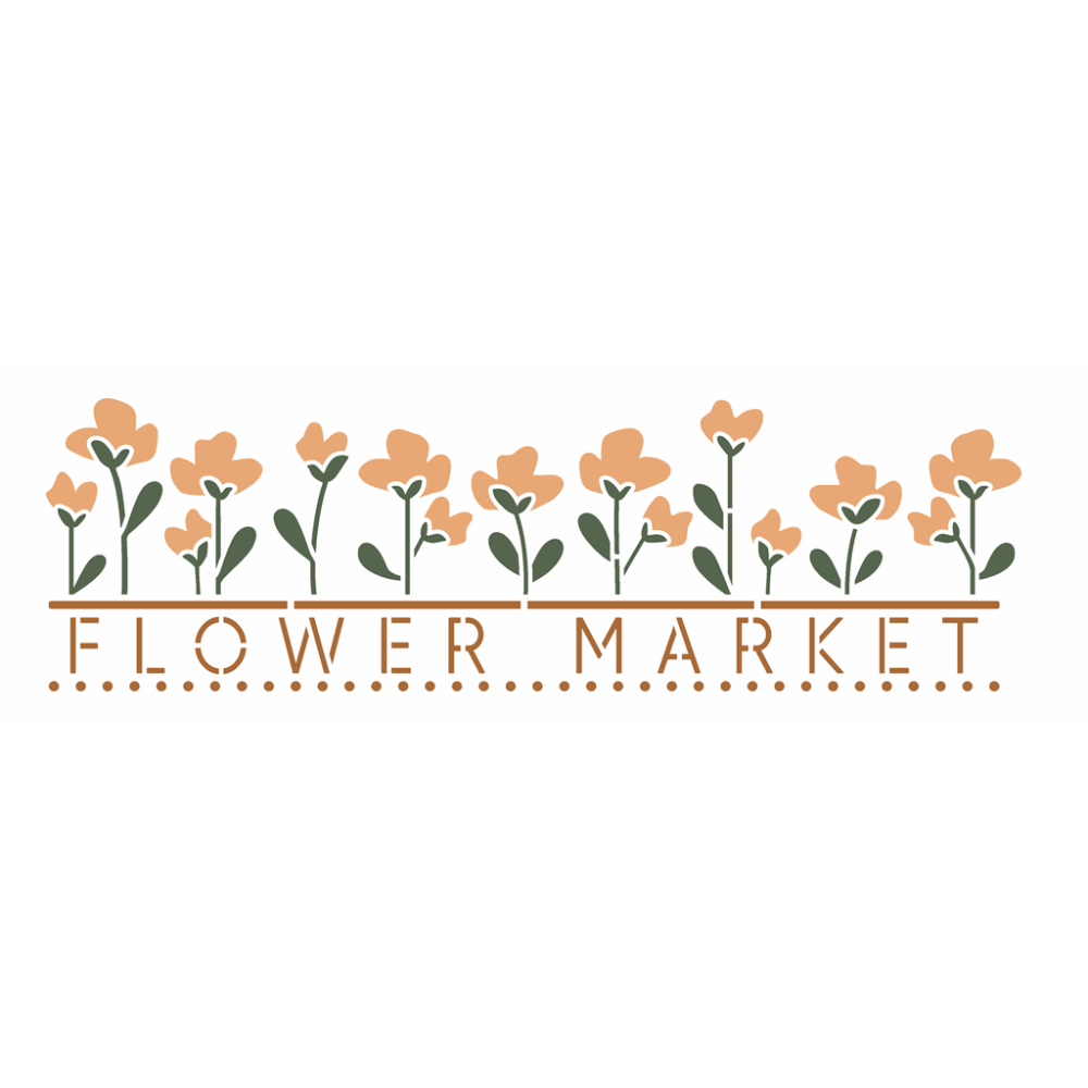 Stencil OPA 10x30 3649 Farmhouse Flower Market