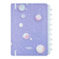 Caderno Inteligente Purple Galaxy by Gocase Médio 25,5x19cm - Palácio da Arte