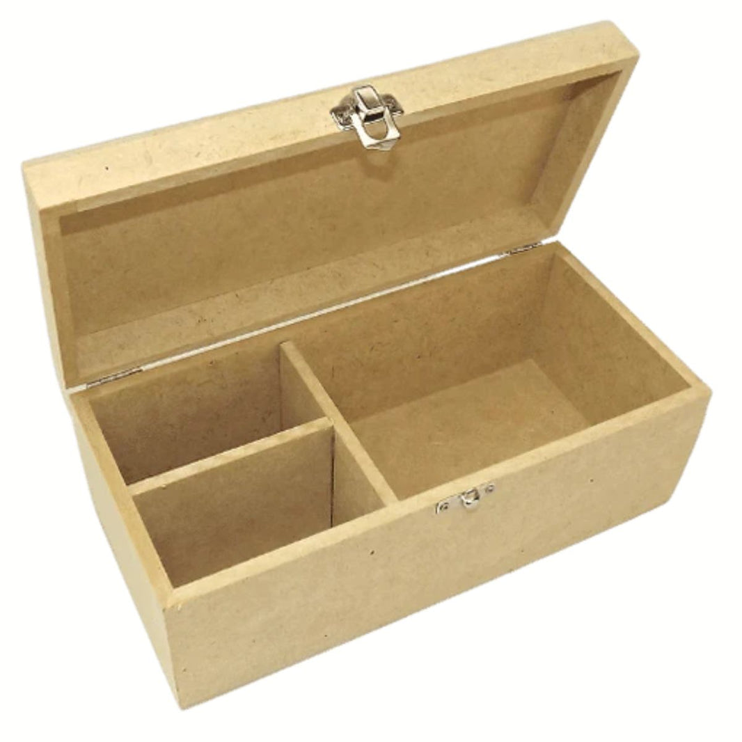 Caixa Porta Caneca Lisa em MDF 10x11x23,5cm para 2 Unidades - Palácio da Arte