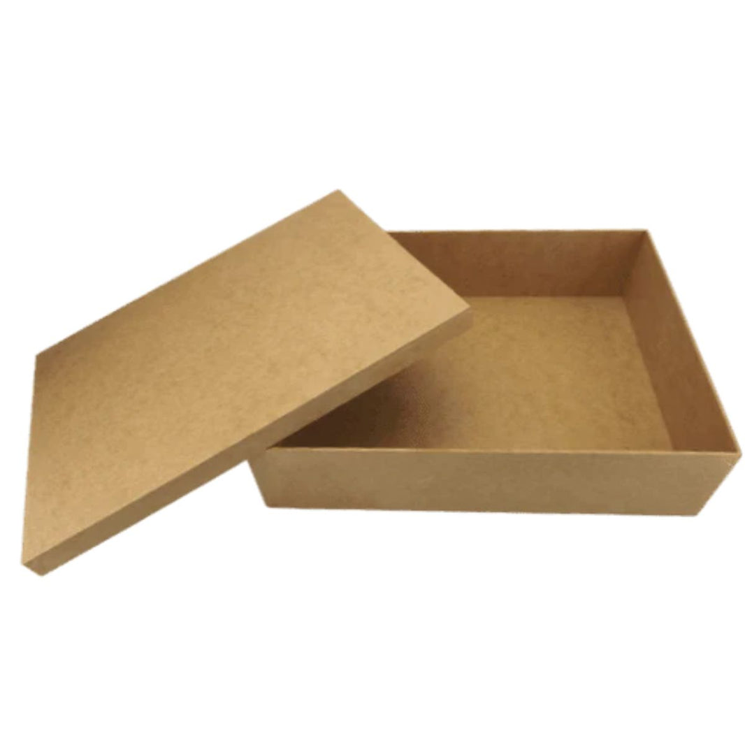 Caixa Tampa de Sapato Retangular em MDF 40x30x10cm Lisa - Palácio da Arte