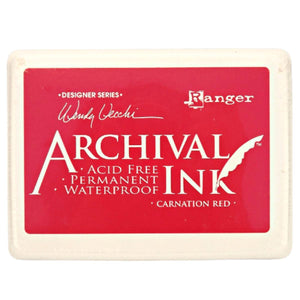 Carimbeiras Archival Ink Jumbo Ranger Cravo Vermelho - Palácio da Arte