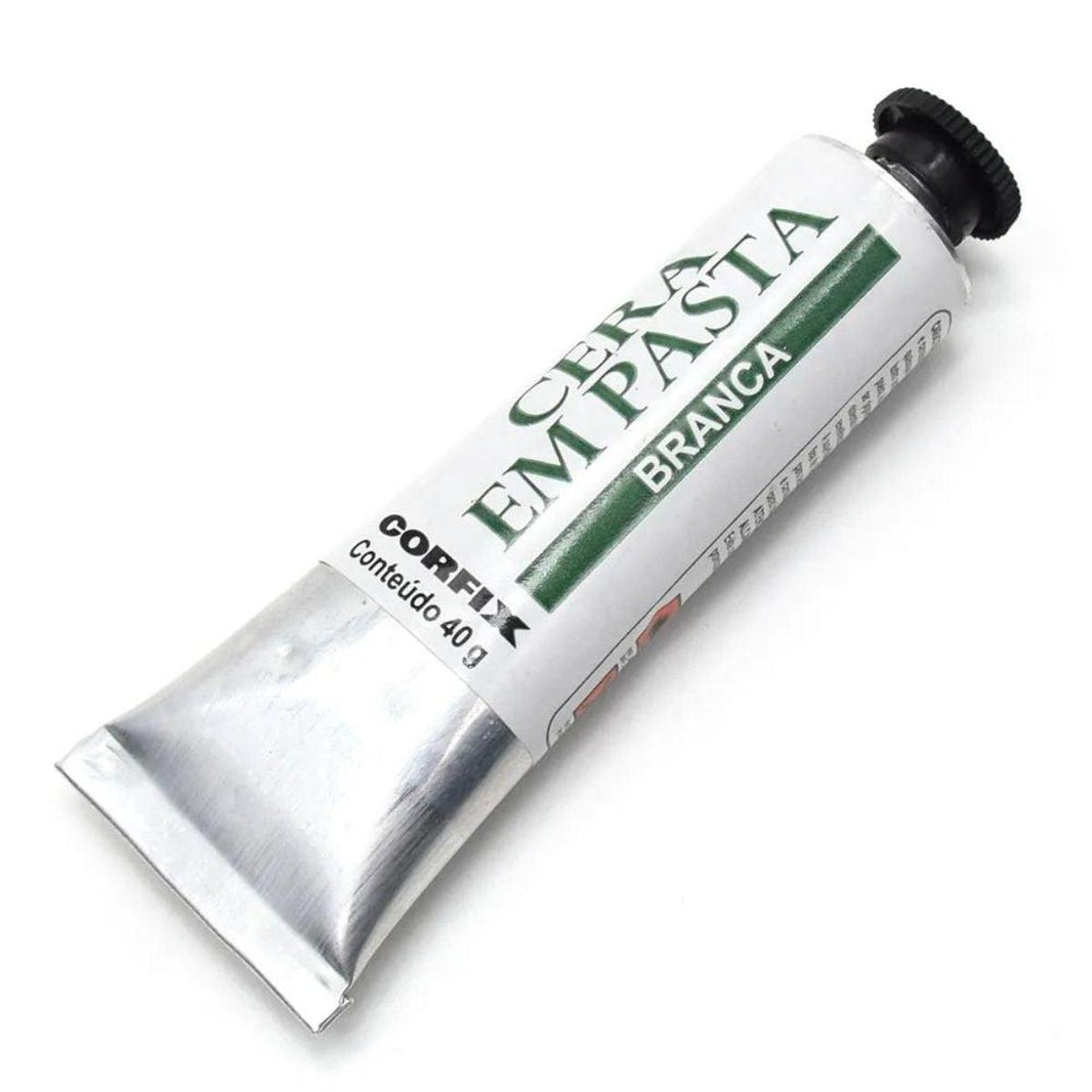 Cera em Pasta Branca Corfix 37ml com 40g - Palácio da Arte