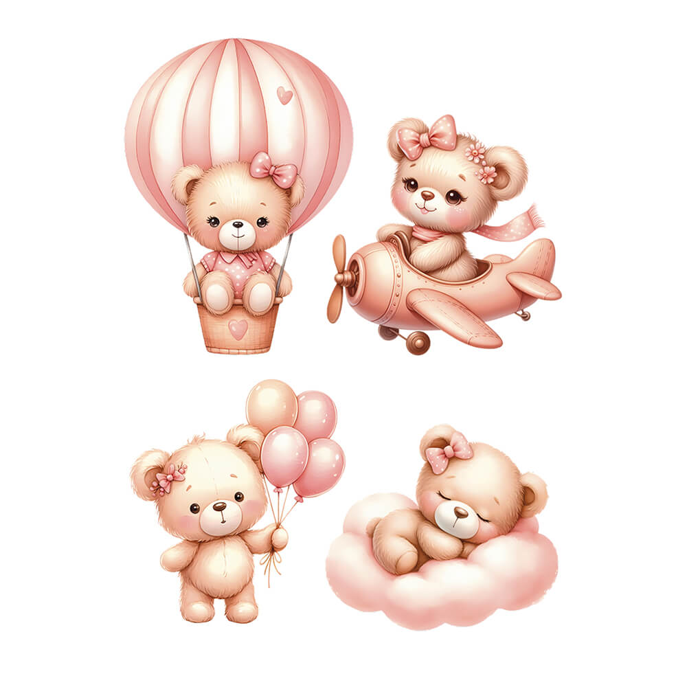 Aplique Litoarte APM3-357 Ursinha Aviadora