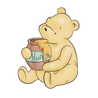 Aplique Litoarte APM8-1445 8cm Urso Doce Mel