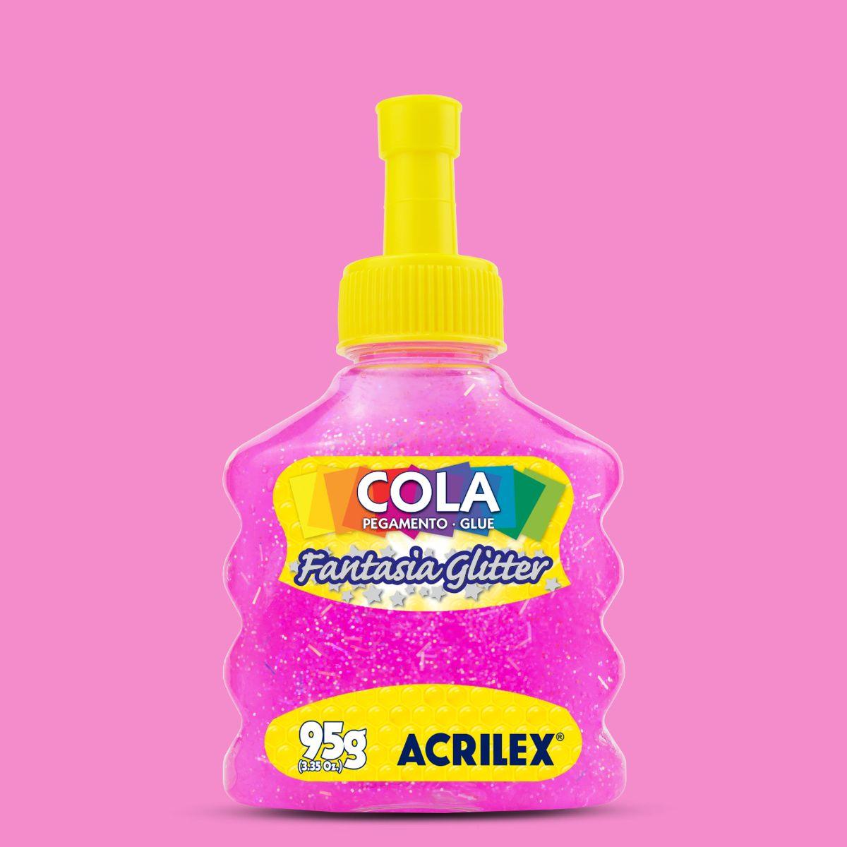 Cola Fantasia Glitter Acrilex 95g - Palácio da Arte
