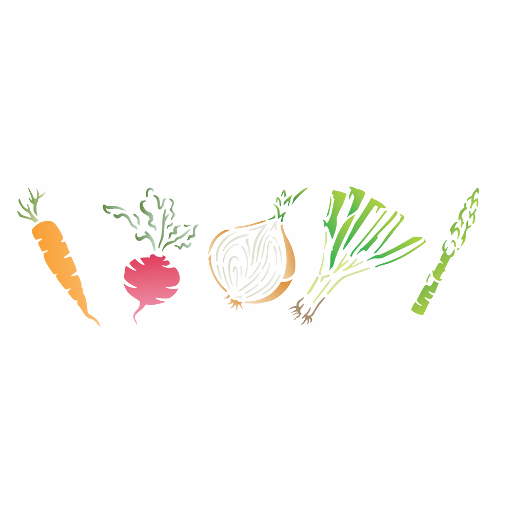 Stencil OPA 10x30 3681 Legumes Diversos I