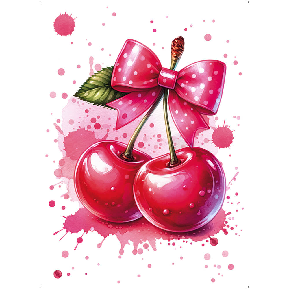 Transfer Têxtil Litoarte 20x27,5cm TTR6-018 Cereja