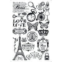 Transfer de Imagem Litoarte 9,8x15cm TIS-080 Vintage PeB