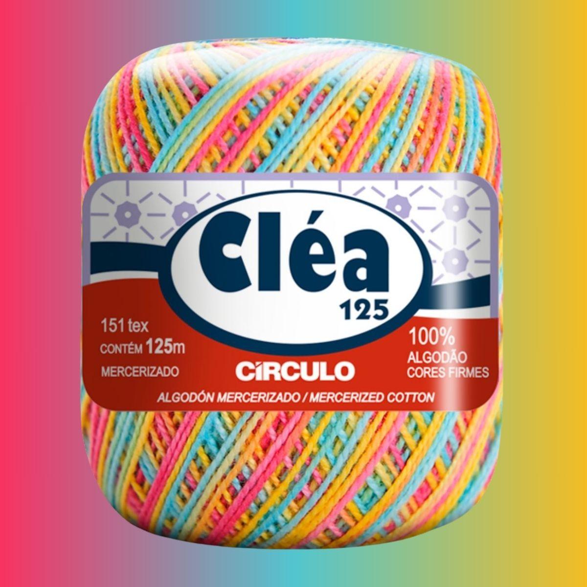 Fio Cléa 125 Círculo Mesclado 19g com 125m - Palácio da Arte